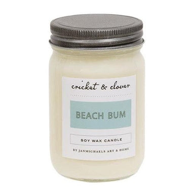 Beach Bum Soy Jar Candle - The Fox Decor